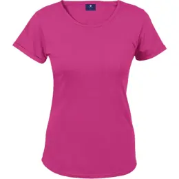 Ladies 145g Barron Crew Bright Pink